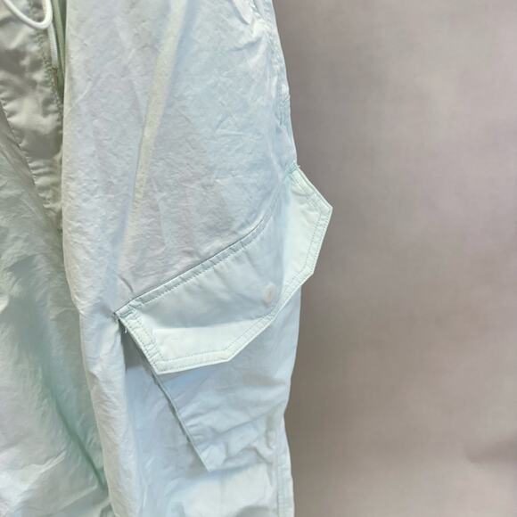 Agolde Ginerva Cargo Parachute Pant in Mochi-Mint Green Size Small Drawstring - Picture 7 of 16